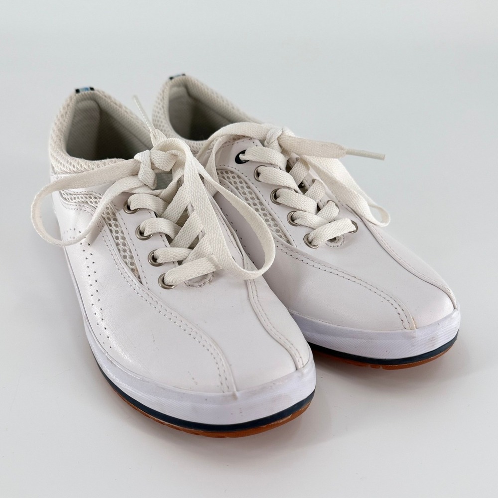 KEDS Spirit White Leather Retro Walking Sneakers Women's Size 7